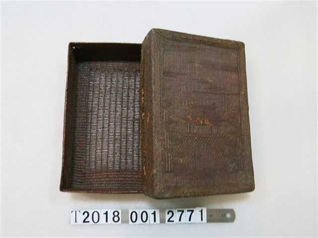 臺北城紋飾藤盒 (共1張)