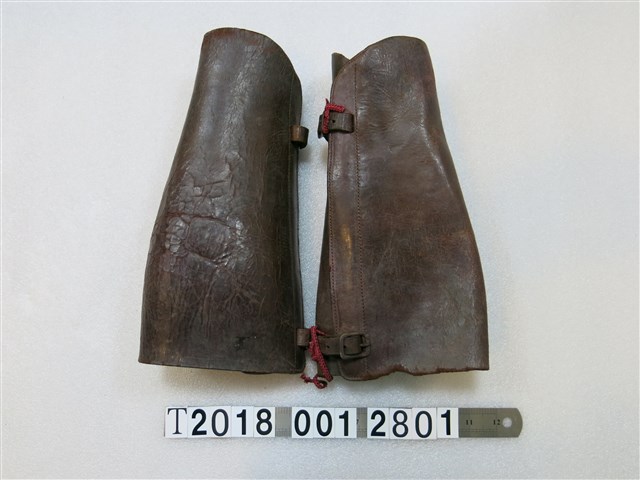 軍用皮革綁腿護具 (共1張)