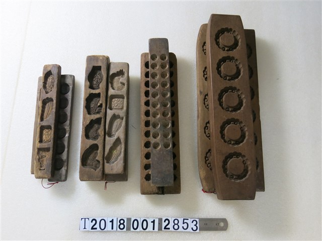 木製神像吉祥動物圖樣糕餅模具組 (共1張)