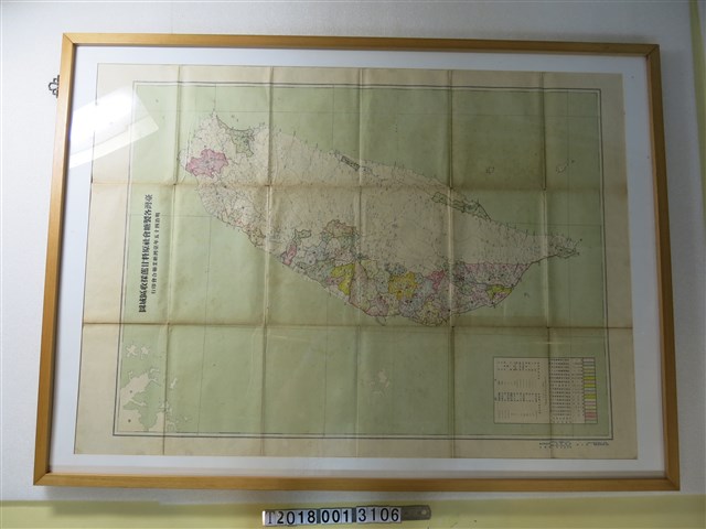 日治時期臺灣各製糖會社原料甘蔗採收區域圖 (共1張)