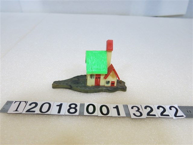 塑膠綠屋頂房子臺灣造型裝飾 (共1張)