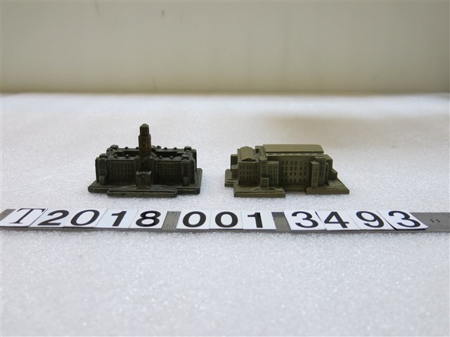 始政四十周年臺灣博覽會建築物造型紀念品 (共7張)