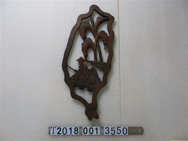 漁夫椰子樹圖樣臺灣造型紀念品 (共1張)