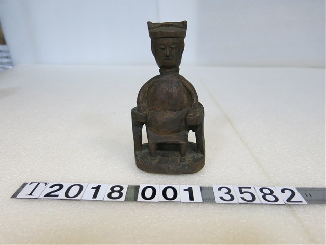 木製宜蘭王行恭平埔族神像 (共1張)