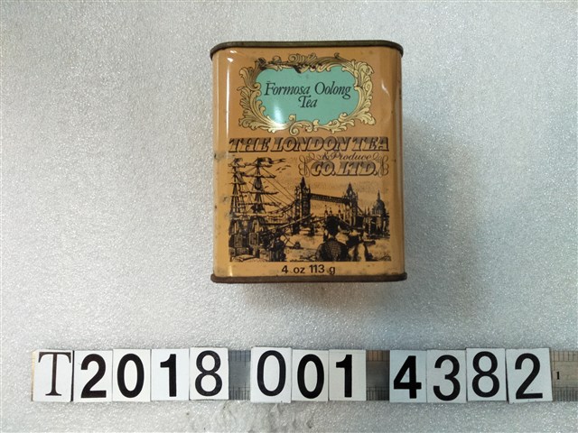 倫敦茶業公司臺灣烏龍茶茶葉罐 (共2張)