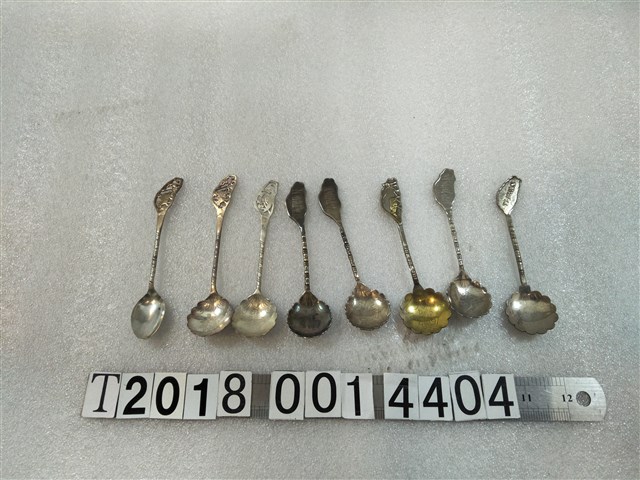 金屬臺灣造型湯匙 (共1張)