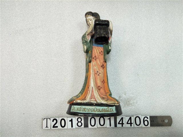陶製和服女子茶擺飾 (共1張)