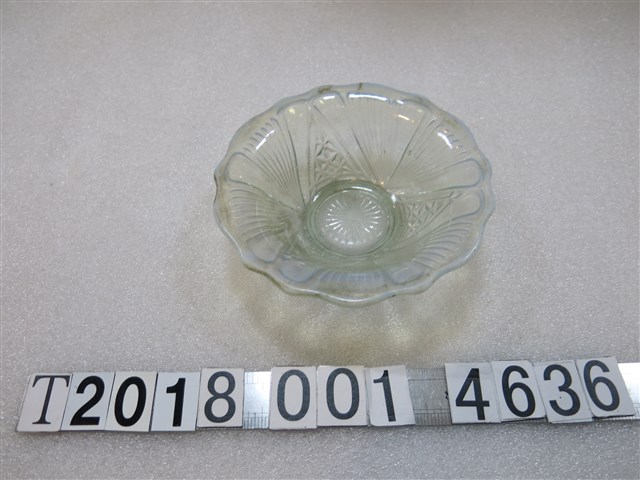 玻璃製透明小挫冰碗 (共1張)