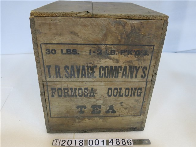 T. R. SAVAGE 公司臺灣烏龍茶木茶箱 (共1張)