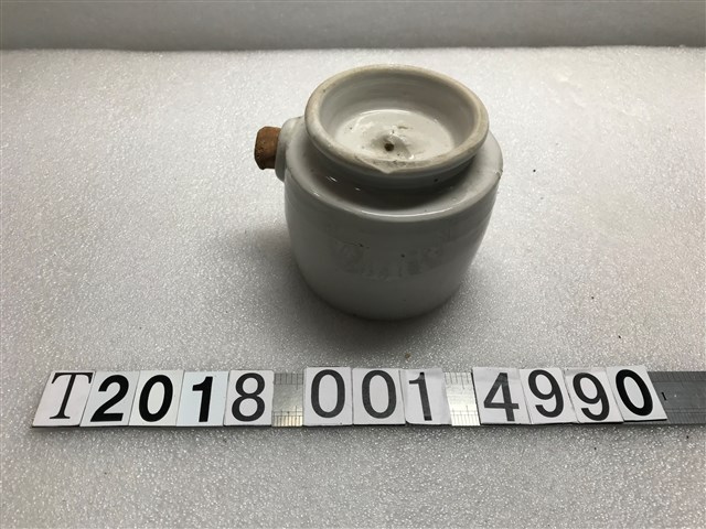陶製白色附軟木塞醬油灌 (共1張)