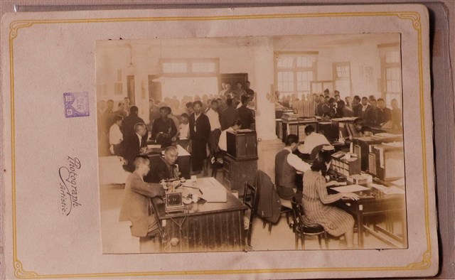 桃園龍潭郵便局辦公明信片 (共1張)