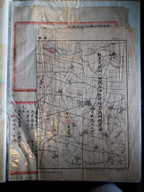 新虎尾溪河川敷地占用許可願書添附位置圖 (共2張)