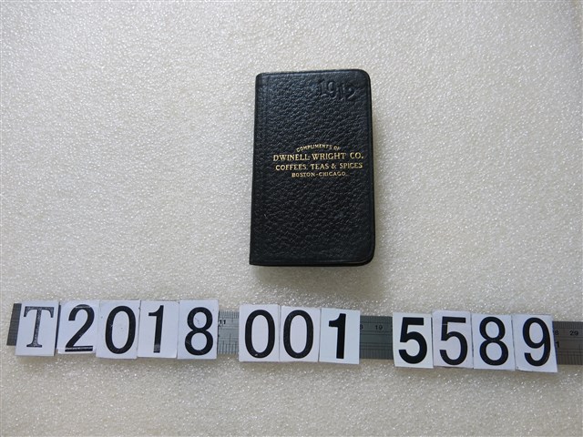 DWINELL-WRIGHT CO. COFFEES TEAS & SPICES發行小筆記本 (共2張)