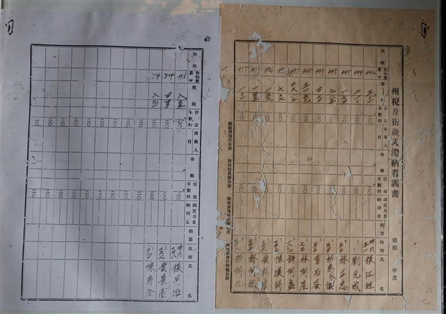 州稅及街歲入滯納者調查書 (共1張)