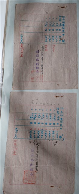 新莊水利組合土地計量 (共1張)