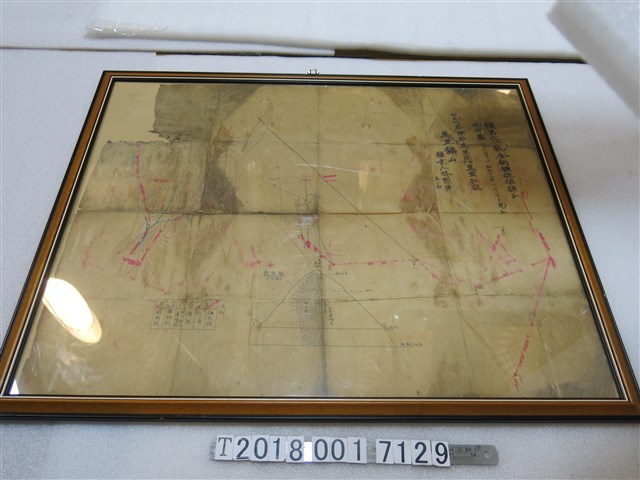 礦業人林熊祥〈一千二百分之一臺北州基隆郡萬里庄中下萬里加投萬里礦山第二八八零號金銅礦採掘礦區坑內圖〉 (共1張)