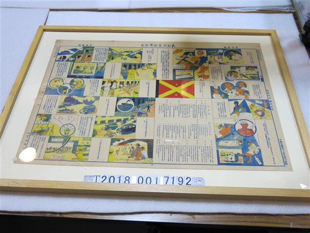 臺灣出版社出版民間防護圖解掛圖 (共1張)