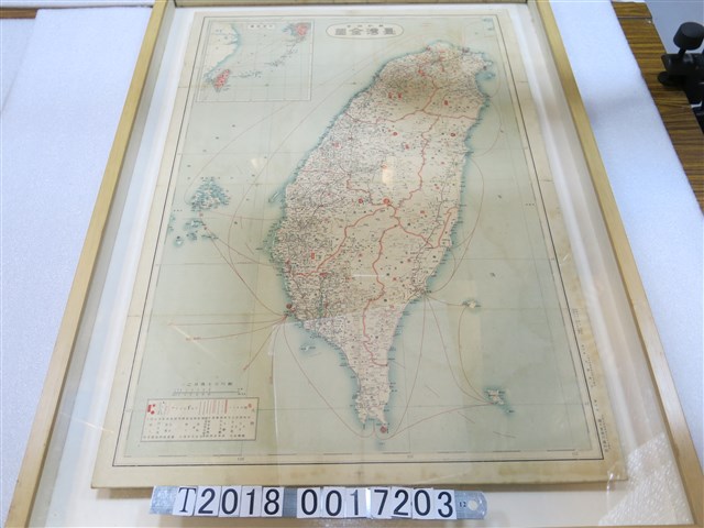 大淵善吉發行〈六十萬分之一臺灣全圖〉 (共1張)