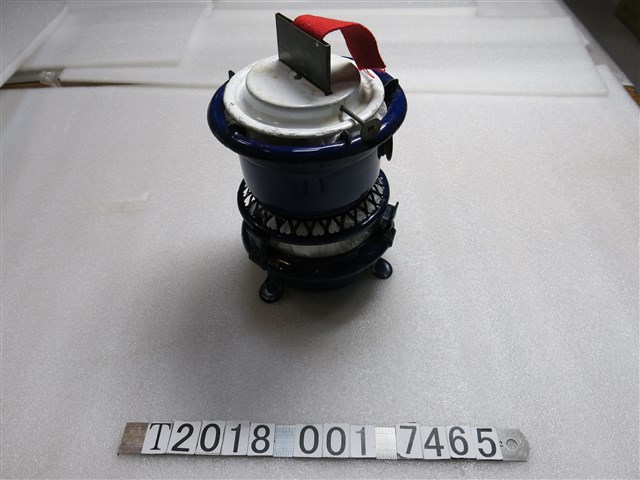 金屬製藍色油燈 (共2張)