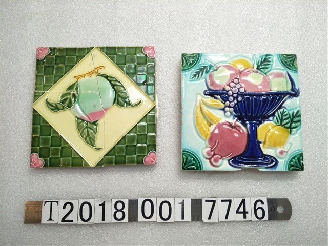 水果圖樣彩色磁磚 (共1張)