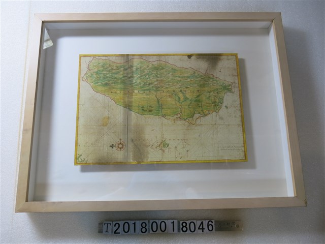 福爾摩沙島與澎湖島古地圖複製品 (共1張)