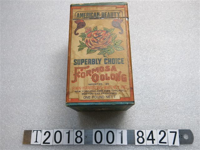 Irwin-Harrisons-Whitney公司進口臺灣烏龍茶葉罐 (共1張)