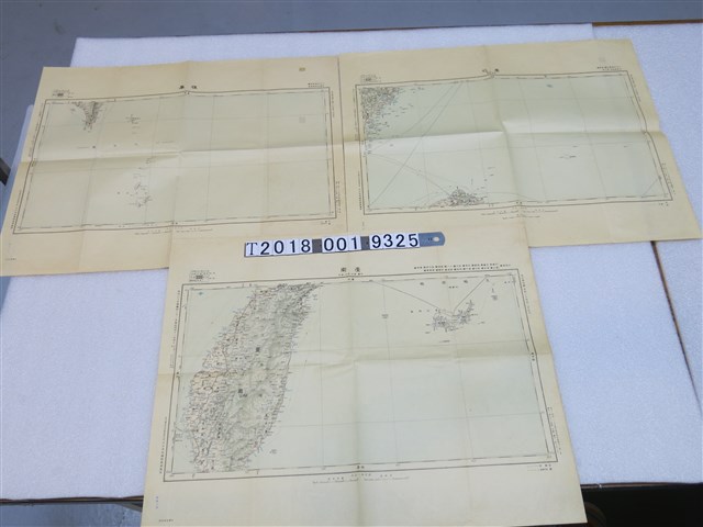 大日本帝國陸地測量部出版臺北臺南恆春修正版堡圖 (共1張)