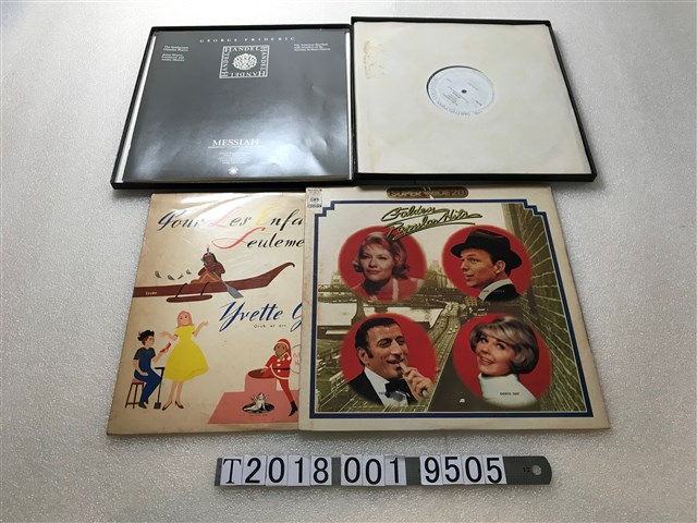 韓德爾作品彌賽亞與西洋金曲等黑膠唱片 (共1張)