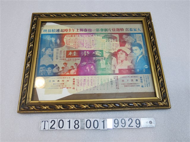 春節新春電影《愛染桂》廣告海報 (共1張)