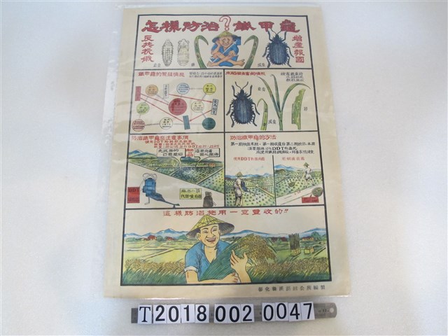 彰化縣溪湖鎮公所編製防治鐵甲龜宣導海報 (共1張)