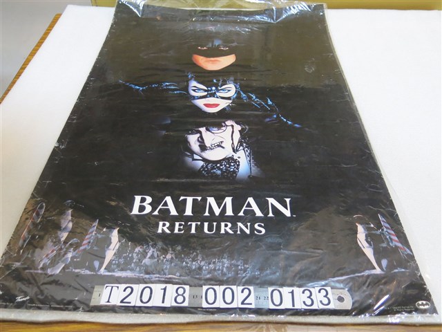 提姆‧波頓導《蝙蝠俠大顯神威》電影海報 (共1張)