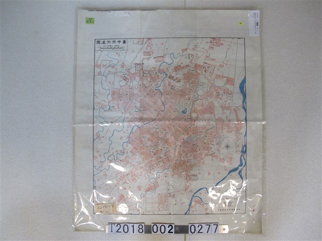 測量學校正班廿一期學生習製《一萬分之一臺中市街道圖》 (共1張)