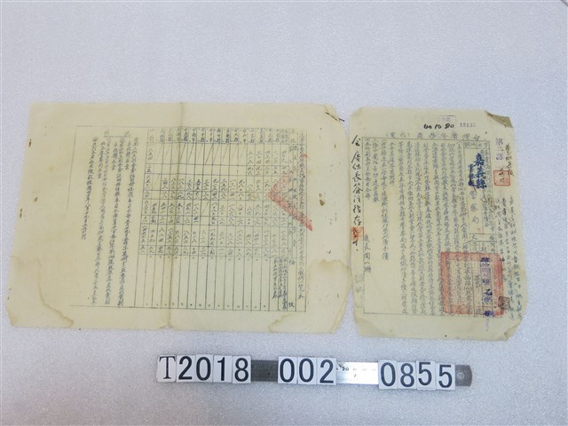 嘉義縣警察局散游主副食費積案催繳事項與一覽表 (共1張)