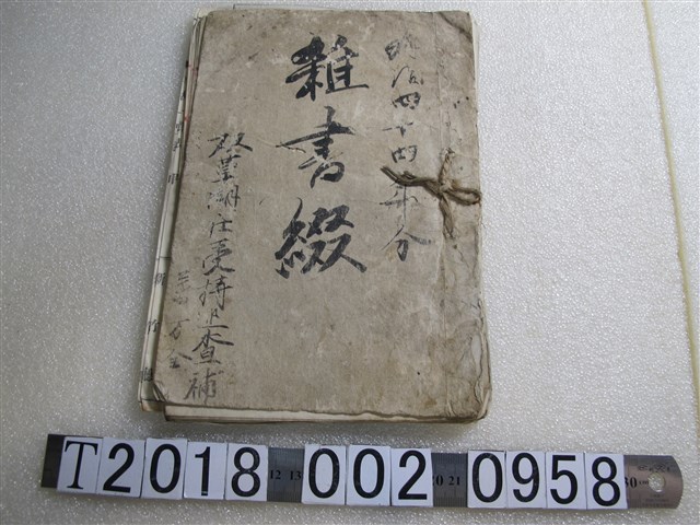 双草湖庄麥？巡查補雜書綴 (共2張)