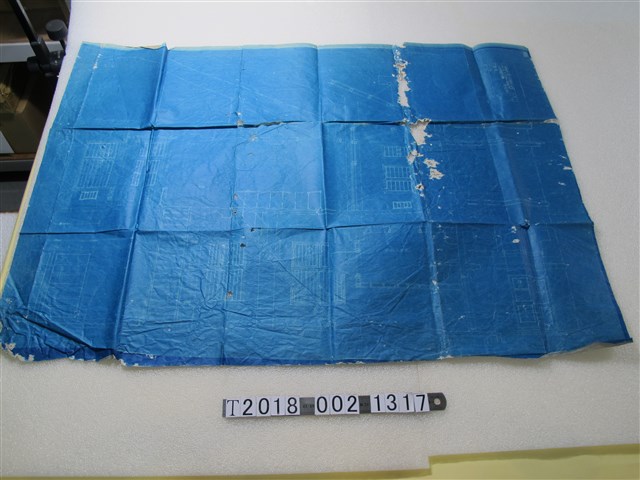 臺灣總督府專賣局工務科專賣局花蓮港支局災害復舊工事建築圖 (共1張)