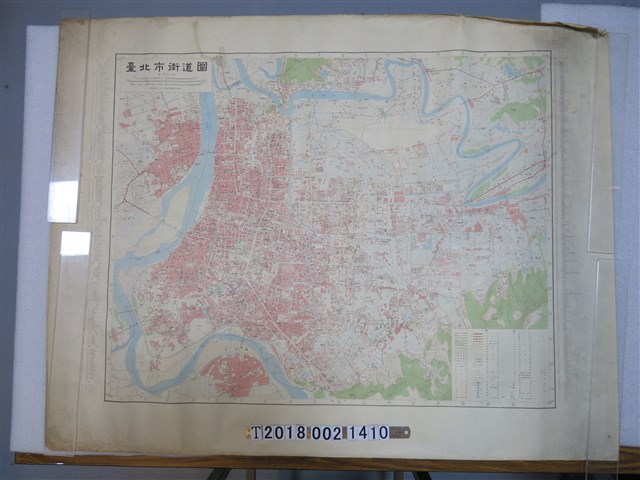 聯合勤務總司令部製印〈一萬二千五百分之一臺北市街道圖〉 (共1張)