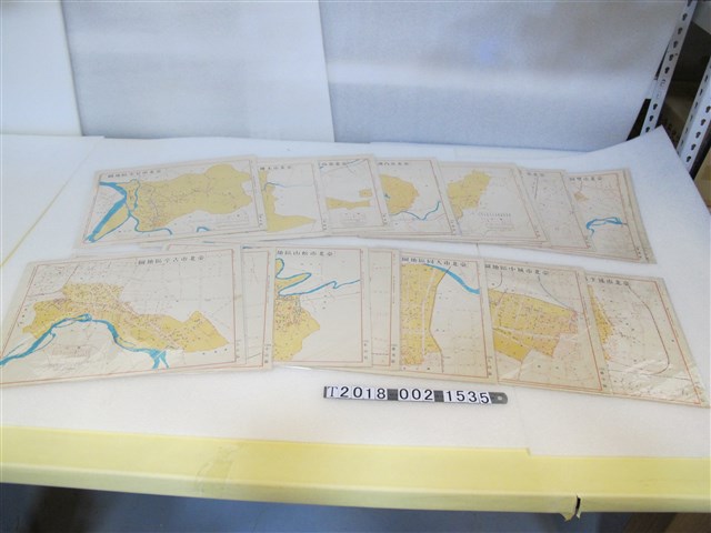 南華出版社出版一萬二千分之一臺北市各區地圖 (共2張)