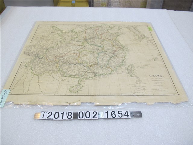 J.Arrowsmith繪製〈中國地圖〉 (共1張)