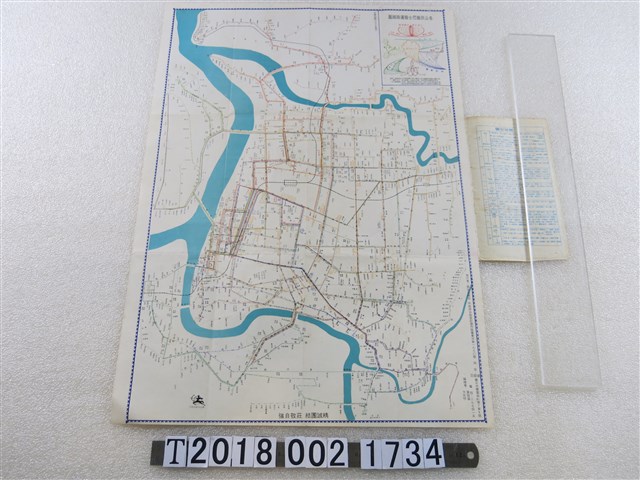 凱弘出版社發行〈臺北市公民營巴士營運路線圖〉 (共1張)