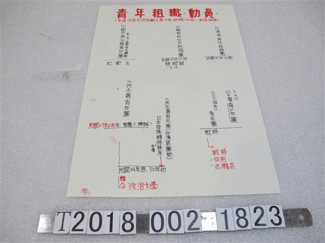 青年組織動員組織 圖解說明 (共1張)