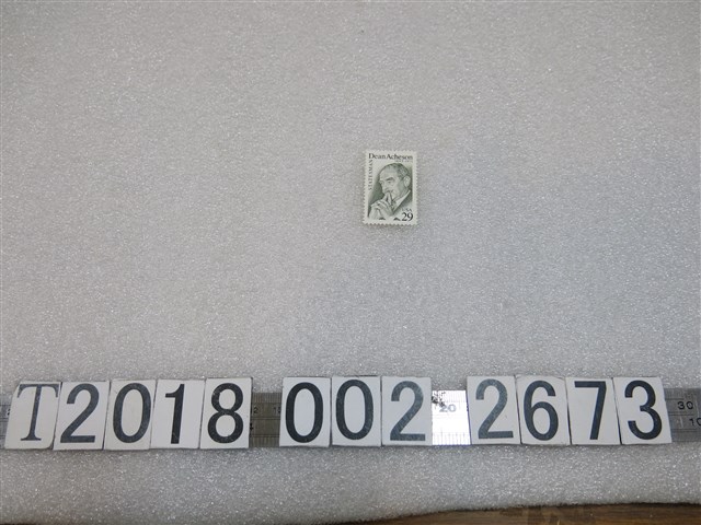 迪安艾奇遜郵票 (共1張)