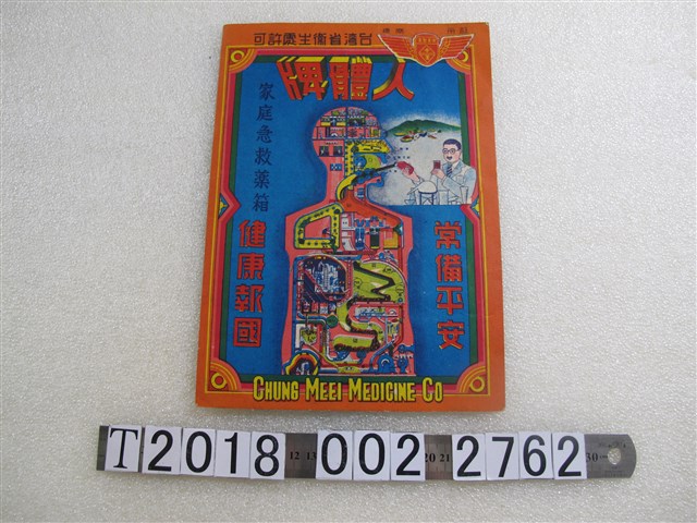 中美製藥社藥品配置記載表 (共2張)