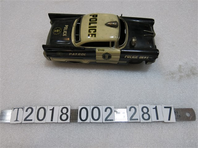 金屬黑色玩具警車 (共1張)