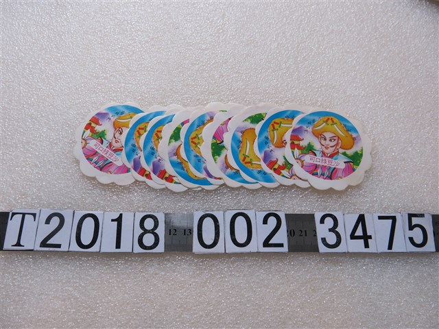 六藝精武門可口綠豆沙月餅標籤紙 (共1張)