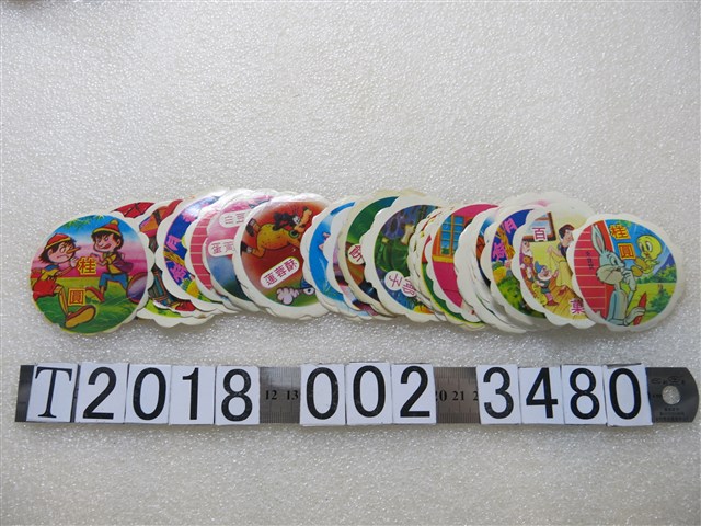 各式卡通月餅標籤紙 (共1張)