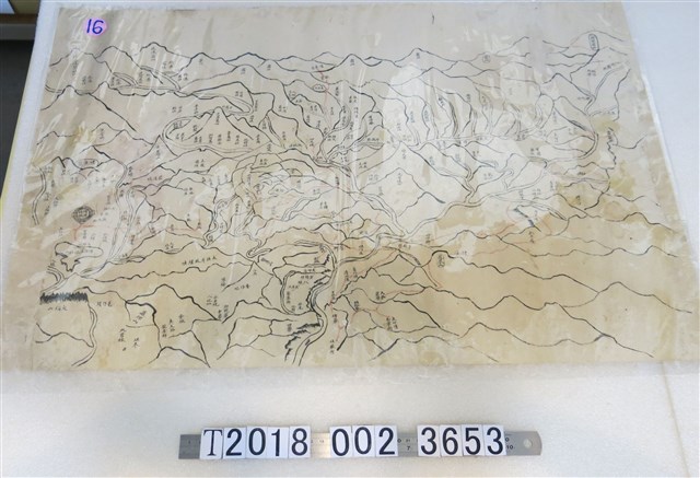 〈埔裡社城附近地形圖〉 (共1張)