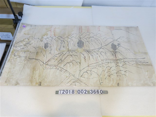 〈南投郡坑附近地圖〉 (共1張)