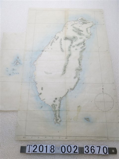 〈臺灣山脈地勢圖〉 (共1張)