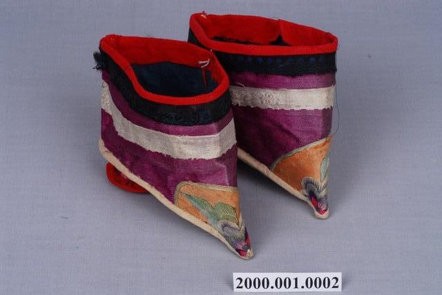 花草刺繡三寸金蓮