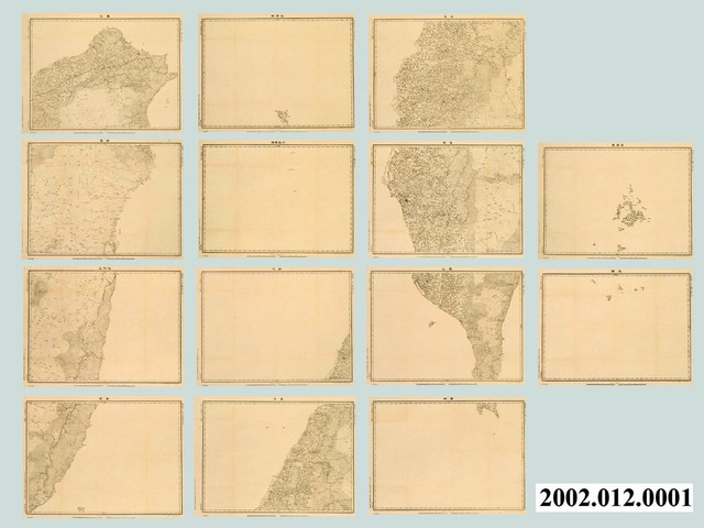 陸地測量部〈臺灣假製二十萬分一圖〉